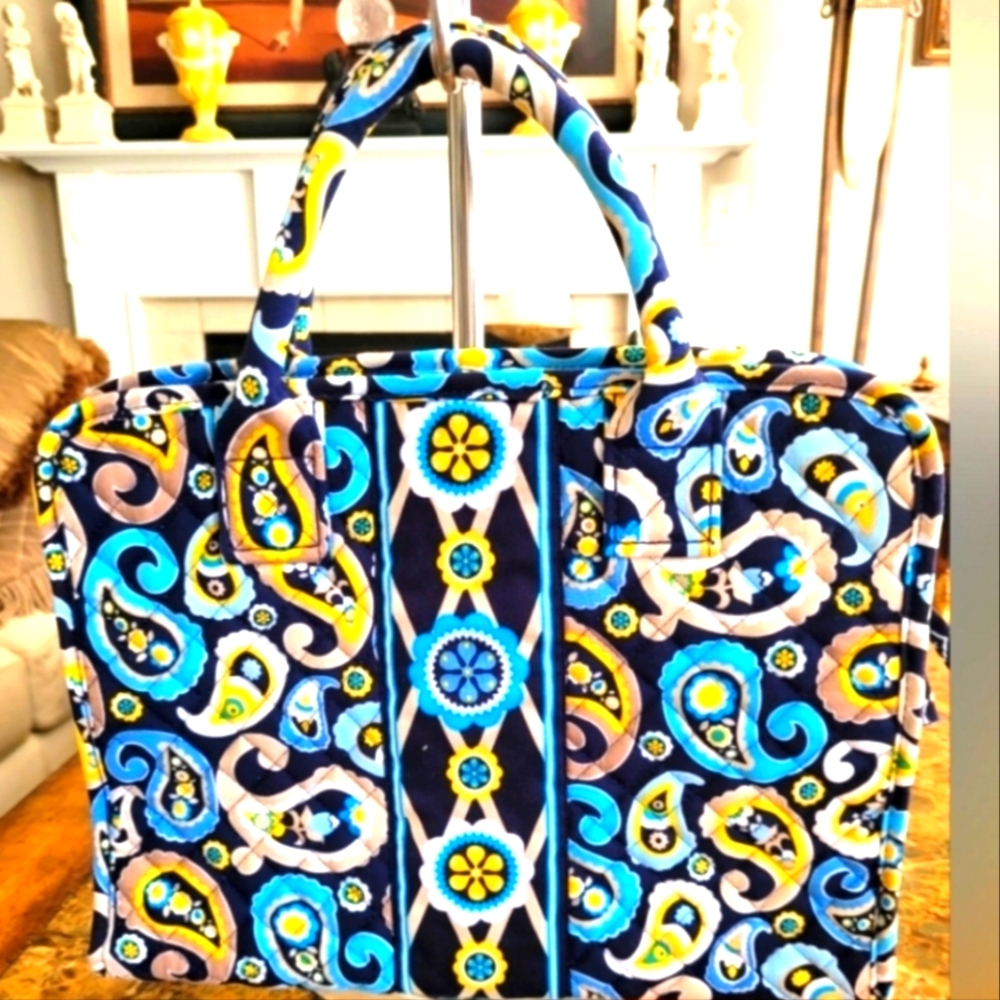 Stephanie Dawn Vibrant Paisley Toiletries Tote Bag. NWT NO CALLOUTS - Picture 2 of 5